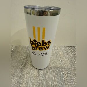Limited Edition Tim Hortons x Justin Bieber "Biebs Brew" stainless steel travel